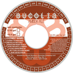 Bucolia Amber Ale December 2015