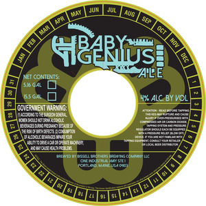 Baby Genius Ale December 2015