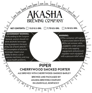 Akasha Brewing Company Piper