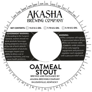 Akasha Brewing Company Oatmeal Stout