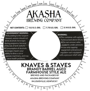 Akasha Brewing Company Knaves & Staves December 2015