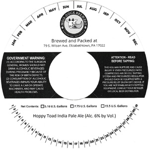 Hoppy Toad Ipa December 2015