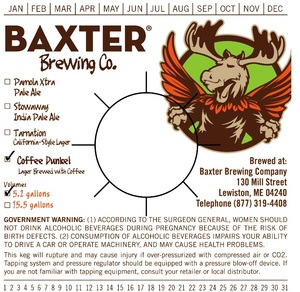 Baxter Brewing Company Coffee Dunkel