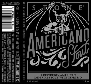 Stone Americano Stout December 2015