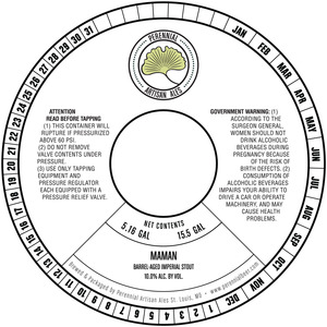 Perennial Artisan Ales Maman December 2015