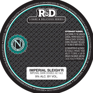 Ninkasi Brewing Company Imperial Sleigh'r December 2015