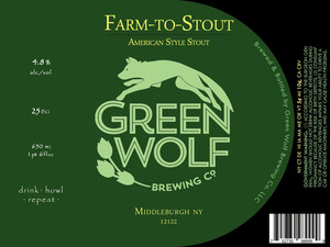 Green Wolf Brewing Co. Farm-to-stout