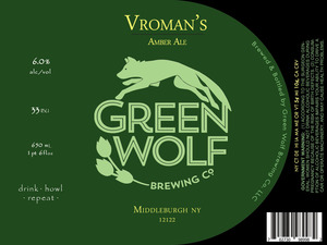 Green Wolf Brewing Co. Vroman's December 2015