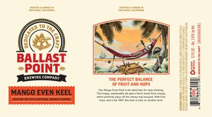 Ballast Point Mango Even Keel November 2015