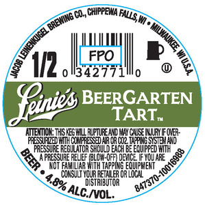 Leinenkugel's Beergarten Tart