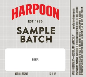 Harpoon Beer December 2015