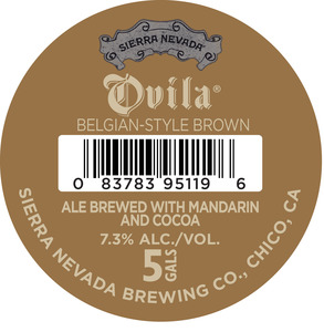 Sierra Nevada Ovila Belgian-style Brown December 2015