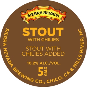 Sierra Nevada Stout With Chilies December 2015
