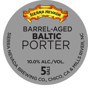 Sierra Nevada Barrel-aged Baltic Porter December 2015