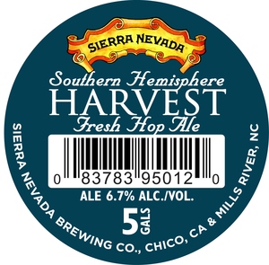 Sierra Nevada Southern Hemisphere Harvest December 2015