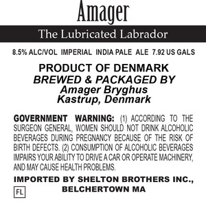 Amager Bryghus Lubricated Labrador January 2016