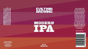 Evil Twin Brewing Modern IPA December 2015