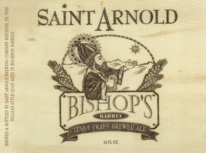 Saint Arnold Brewing Company Bishop's Barrel December 2015