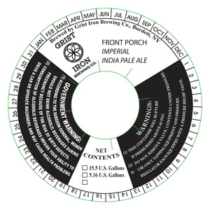 Front Porch Imperial India Pale Ale 