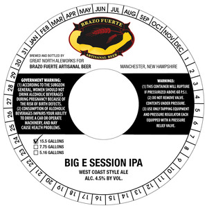 Brazo Fuerte Artisanal Ales Big E Session IPA