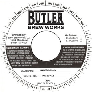 Butler Brew Works Hunker Down December 2015