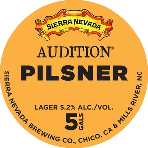 Sierra Nevada Audition Pilsner December 2015