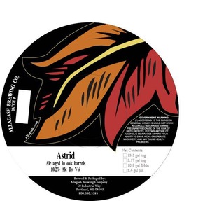 Allagash Brewing Company Astrid