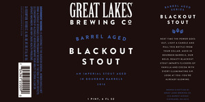 The Great Lakes Brewing Co. Barrel Aged Blackout Stout