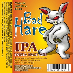 Bad Hare IPA December 2015