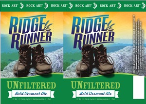 Rock Art Brewery Ridge Runner December 2015
