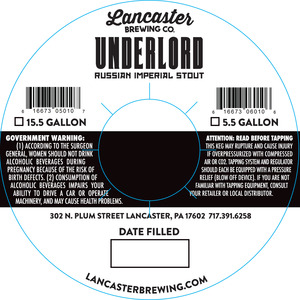 Lancaster Brewing Co. Underlord