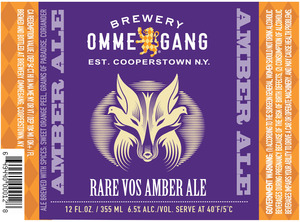 Ommegang Rare Vos