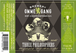 Ommegang Three Philosophers