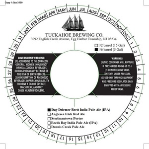 Tuckahoe Brewing Company Day Driemer Brett India Pale Ale (ipa)