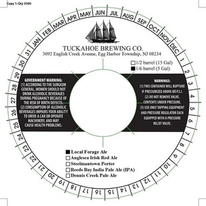 Tuckahoe Brewing Company Local Forage Ale December 2015