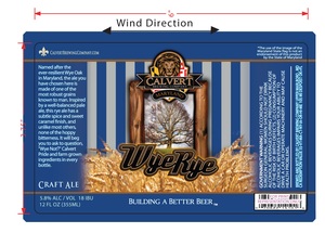 Calvert Brewing Company Wye Rye