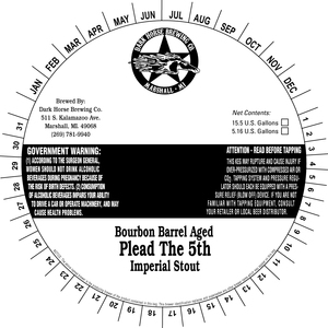 Dark Horse Bourbon Barrel Aged Plead The 5th