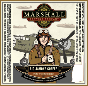 Marshall Brewing Company Big Jamoke Coffee January 2016