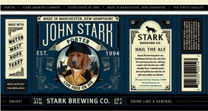 Stark Brewing Company John Stark Porter