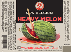 New Belgium Brewing Heavy Melon December 2015