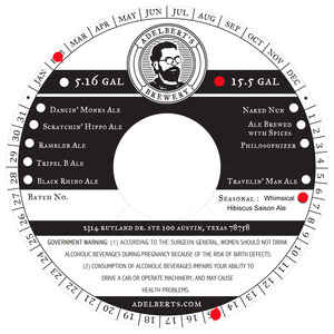 Adelbert's Brewery Whimsical Series December 2015