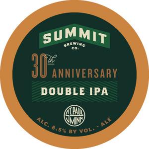 Summit Brewing Company 30th Anniversary Double IPA