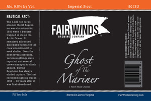 Ghost Of The Mariner Imperial Stout 