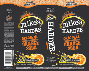 Mike's Harder Original Orange Soda December 2015