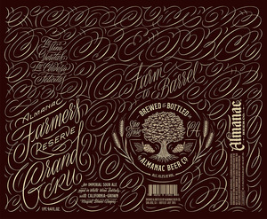 Almanac Beer Co. Farmer's Reserve Grand Cru December 2015