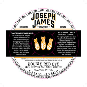 Joseph James Brewing Co., Inc. Double Red Eye