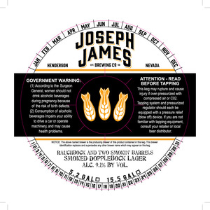 Joseph James Brewing Co., Inc. Rauchbock And Two Smokin' Barrels