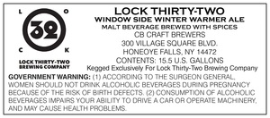 Lock Thirty-two Window Side Winter Warmer December 2015
