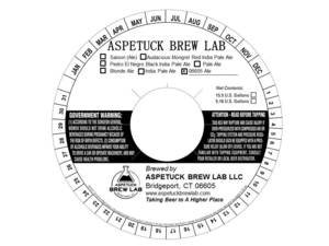 Aspetuck Brew Lab 06605 Ale