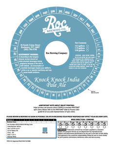 Knock Knock India Pale Ale December 2015